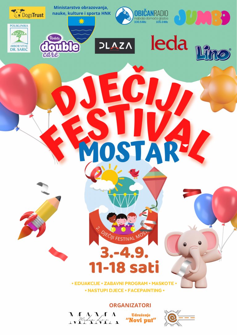 NAJAVA: Dječiji festival Mostar